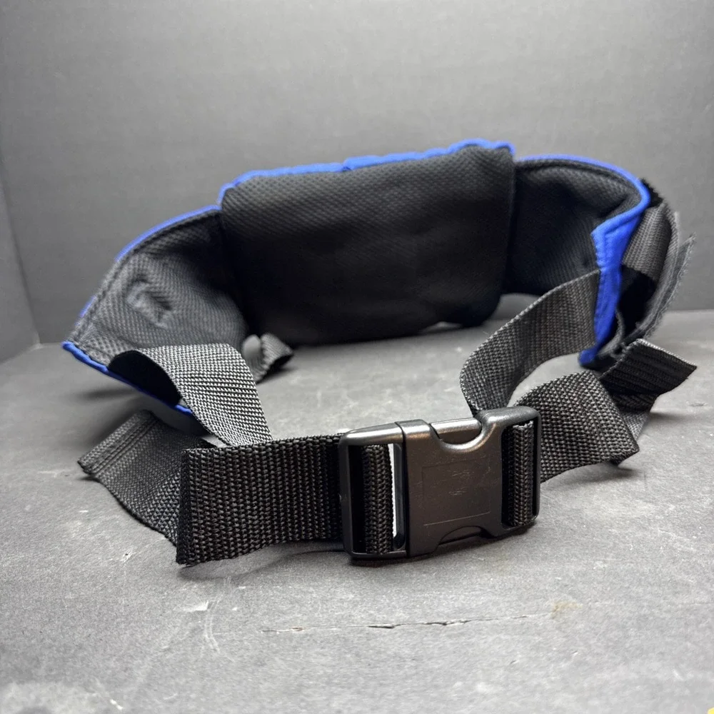 Outward Hound Pet‎ Dog Travel Gear Fanny Pack Holds Water Bottles Strap Blue